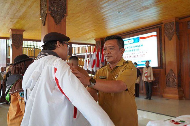 32 Siswa Sekolah Islam Terpadu Kota Mojokerto Ikuti Kemah di Cibubur
