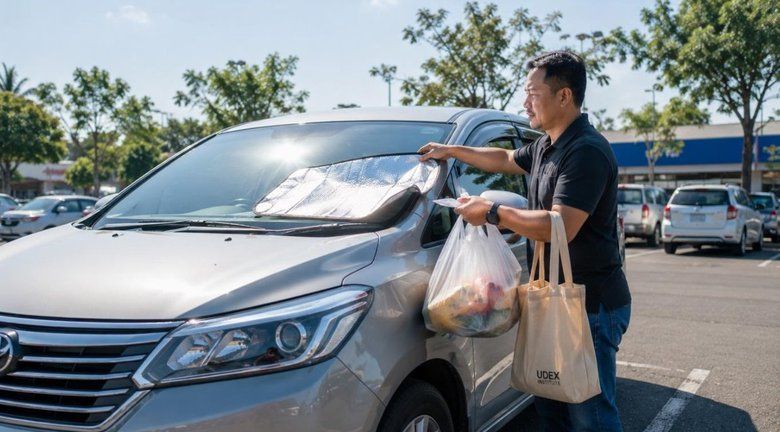 Parkir Mobil Saat Panas Perlu Lebih Cermat