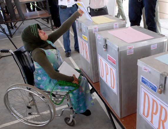 Pemilih Berkebutuhan Khusus Bertambah, Bawaslu Madiun Minta KPU Buat TPS Ramah Disabilitas