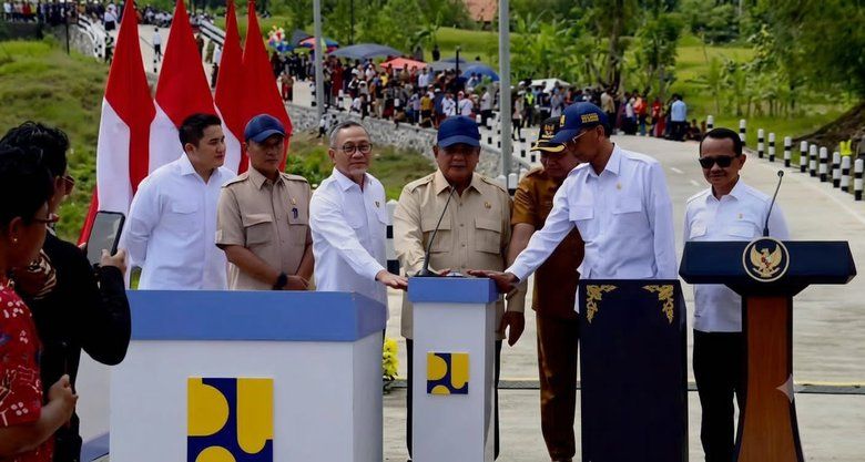 Resmikan 1.151 Km Jalan Inpres, Prabowo Tekankan Pentingnya konektivitas Antarwilayah