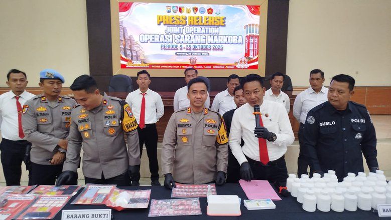 Polres Jombang Ringkus 20 Orang Terkait Jaringan Narkoba