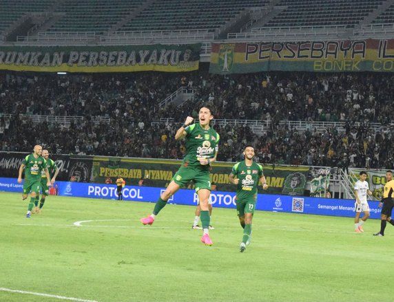 Menang Tipis 1-0, Persebaya Kudeta Persita di GBT