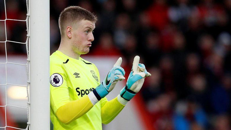 Jordan Pickford Diproyeksi Gantikan Courtois
