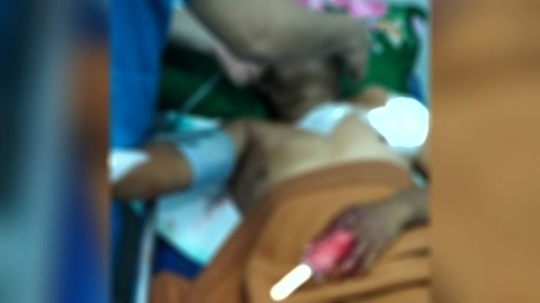 Apess... Tukang Ojek Dibegal dan Dibacok di Jalur Pantura Gending Probolinggo