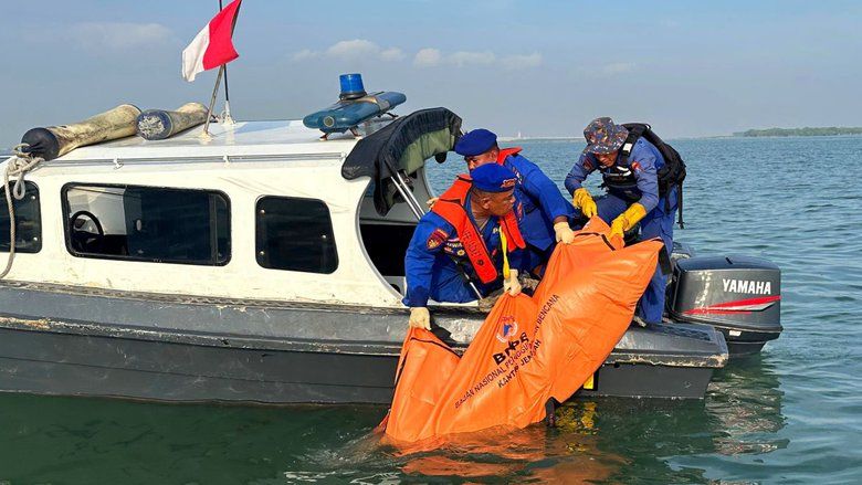 Korban Terakhir Perahu Tenggelam di Perairan Sembilangan Gresik Ditemukan