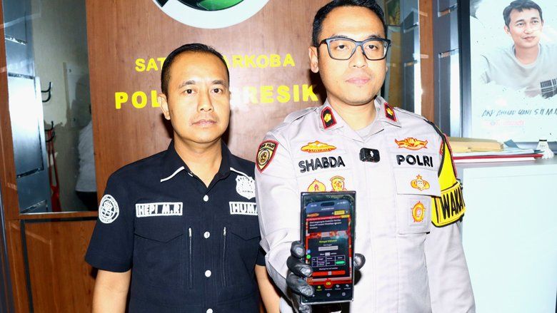 Residivis di Gresik Ditangkap Edarkan Sabu, Modalnya dari Judi Online