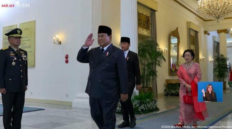 Prabowo Pimpin Upacara Hari Lahir Pancasila 2026