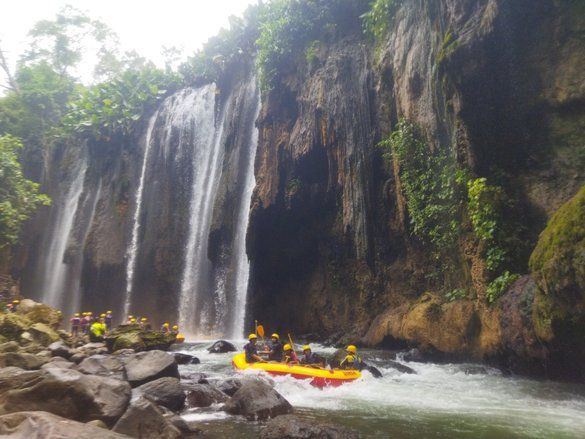 Probolinggo Rafting Resmi Dibuka, Arung Jeram 12 Km dengan 7 Air Terjun di Sungai Pekalen