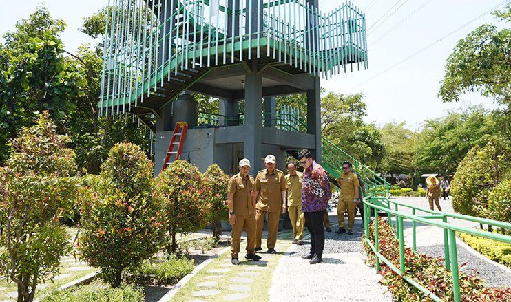 Pemkab Kediri Kembangkan Taman Hijau di SLG