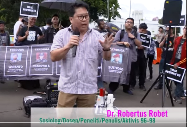 Dituduh Menghina TNI, Ini Penjelasan Robertus Robet