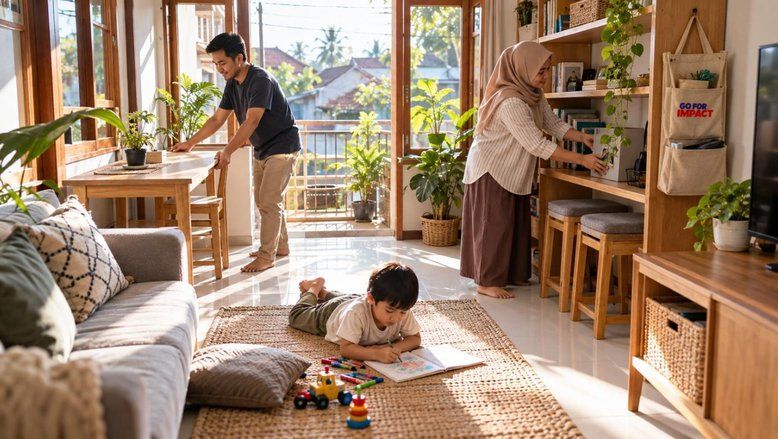 Rumah Kecil Bisa Terasa Lega Tanpa Renovasi