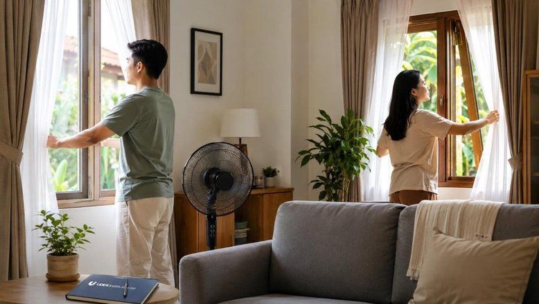 Rumah Tetap Sejuk Saat Cuaca Panas Tanpa Boros Listrik