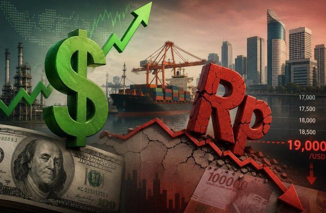 Rupiah akan Menuju Rp19.000, Alarm Baru bagi Industri dan Fiskal