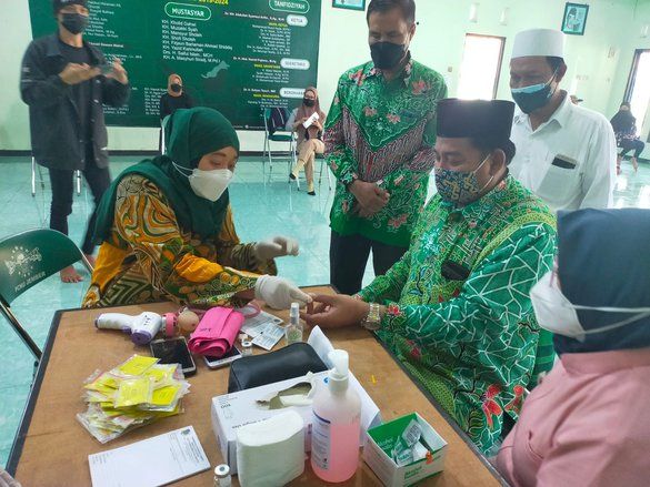 Pemkab Jember Tambah Kuota Vaksinasi Covid-19 di Gedung PCNU