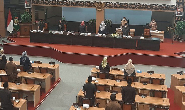 DPRD Kabupaten Mojokerto Gelar Paripurna Penyampaian LKPJ Bupati Mojokerto Tahun 2021