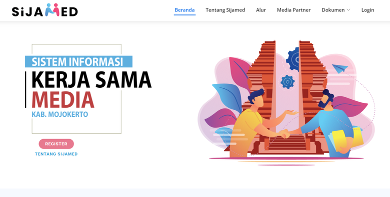 Aplikasi Sijamed Berikan Kemudahan Kerja Sama Media-Pemkab Mojokerto Lebih Akuntabel