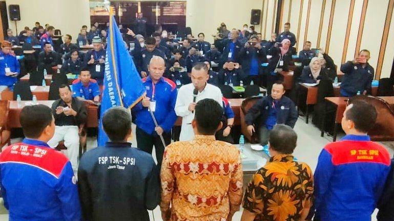 Tidak Lagi Ada Dualisme, Mashudi Kembali Nahkodai SP TSK-SPSI Jatim