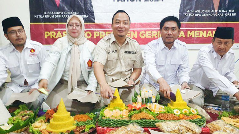 Tempati Kantor Baru, DPC Partai Gerindra Gresik Targetkan 12 Kursi di Pemilu 2024