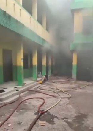 Basement Ponpes Al Mawaddah Jagakarsa Jakarta Selatan Terbakar