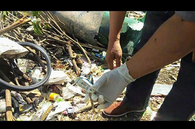 Kepala Puskesmas Berkelit Saat Ditanya Siapa Pembuang Limbah Medis di Mojokerto