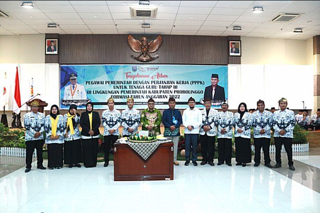 500 Guru di Kabupaten Probolinggo Gelar Tasyakuran, Usai Diangkat PPPK