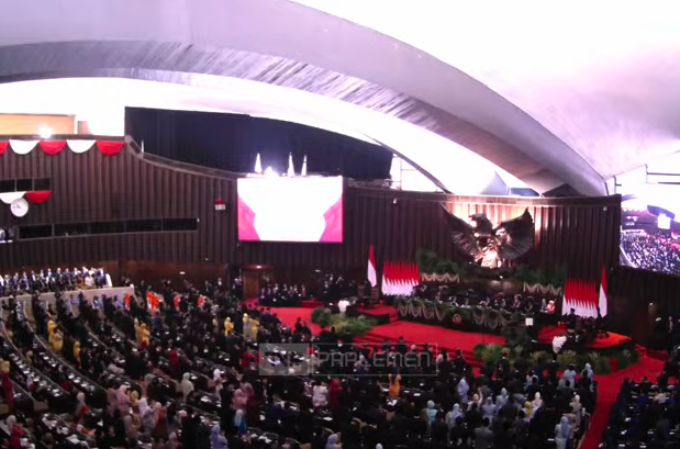 Prabowo-Gibran Dilantik, "Free Palestine" Menggema di Sidang Paripurna MPR