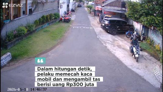 Ditinggal Beli Seblak, Uang Rp300 Juta Amblas