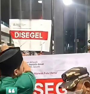 Ansor Segel Gerbang Kantor Trans7