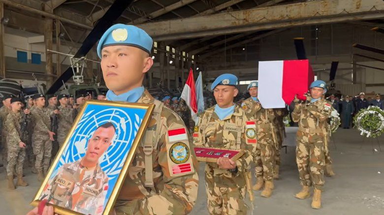 Dilepas dari Lebanon, Jenazah Praka Rico Dibawa ke Indonesia