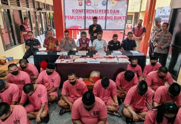 Polda Kalbar Sita 7,9 Kilogram Sabu Senilai Rp3,26 Miliar