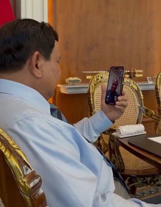 Semangati Timnas vs Arab Saudi, Prabowo: Give Us Good News Tonight