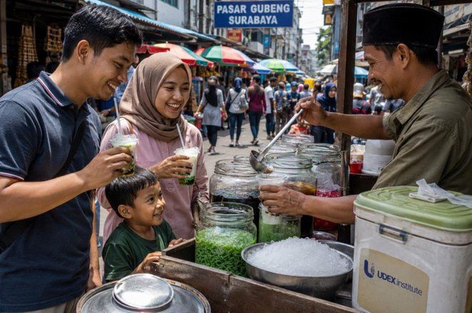 Es Tradisional Menjadi Pelepas Dahaga Saat Musim Kemarau