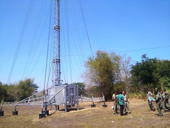 Dinilai Belum Berizin, Dua Menara BTS di Madiun Disegel