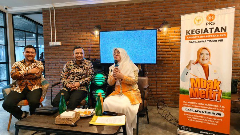 Anggota DPR RI Meitri Citra Wardani Serap Aspirasi Insan Media Mojokerto