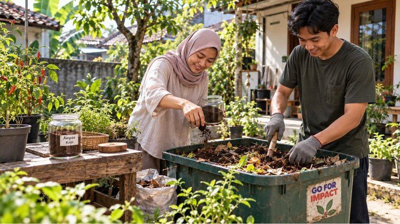 Ampas Kopi Jangan Buru-Buru Dibuang