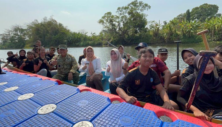 Sungai Ngotok Mojokerto Dibidik Jadi Pusat Latihan Dayung Jatim
