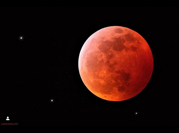 Fenomena Super Blood Wolf Moon Kalahkan Suhu Sedingin Es