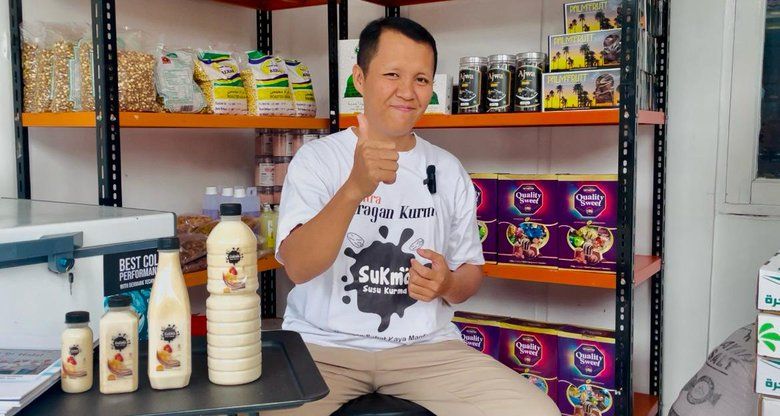 Dari Pandemi ke Peluang, Mitra Juragan Kurma di Mojokerto Sukses Kembangkan Susu Kurma Pasteurisasi