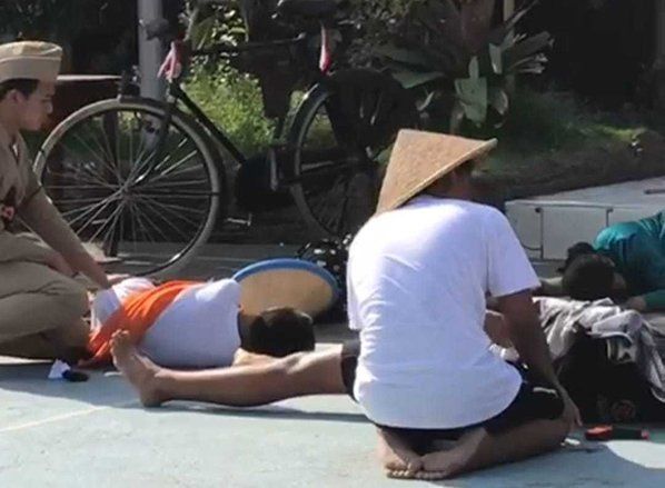 Hari Pahlawan, Pelajar SMP di Mojokerto Gelar Teatrikal Perjuangan