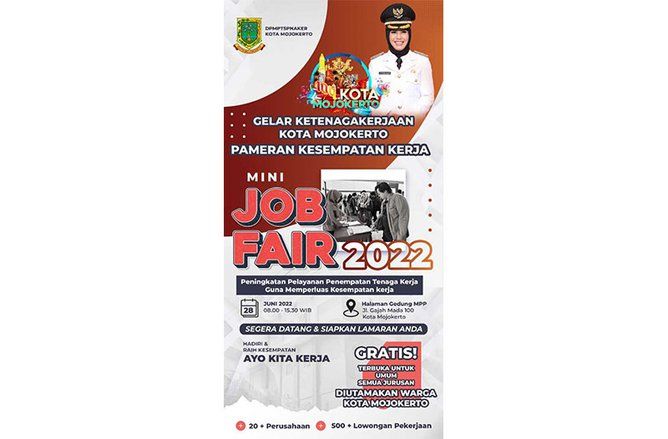 Peringati Hari Jadi Kota Mojokerto ke-104, Pemkot Gelar Mini Job Fair