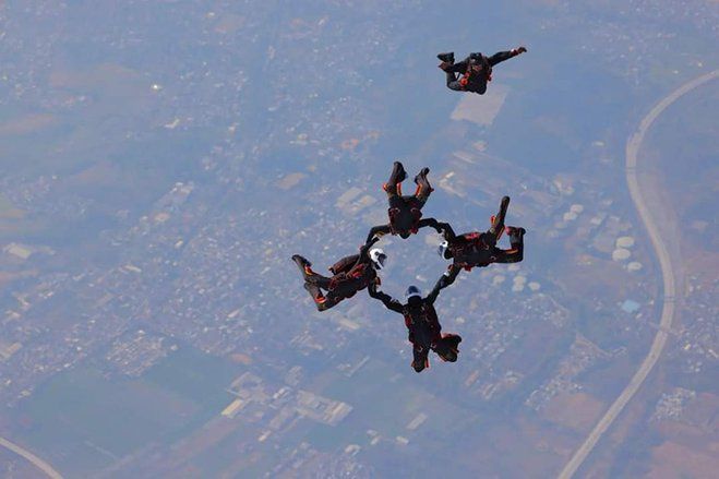 Kejurnas Kasau Cup Terjun Payung Free Fall  2023 di Malang Pecahkan Rekor MURI