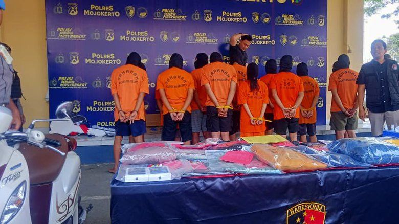 Pasutri di Mojokerto Diduga Curi Motor di Tiga Lokasi