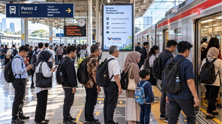 Antre Transportasi Umum Bikin Perjalanan Lebih Tertib
 