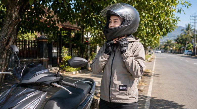 Helm Tetap Penting Meski Berkendara Terasa Gerah