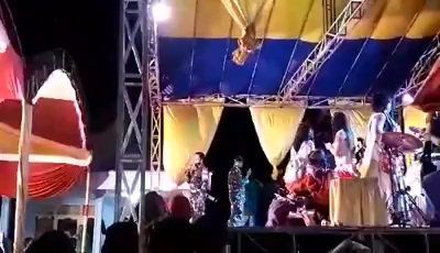 Rawan Covid, Hiburan Dangdut Dibubarkan Paksa Aparat Gabungan 