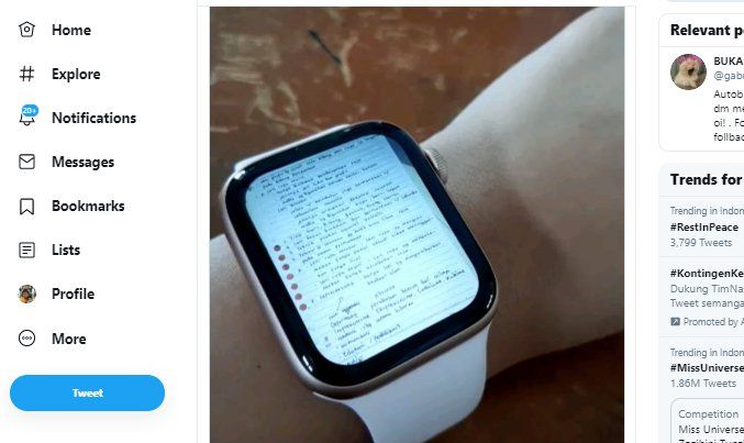 Viral Smartwatch Digunakan Buat Mencontek 