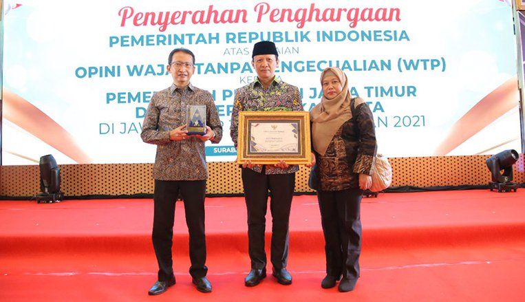 Raih WTP Lima Kali Berturut-turut, Kota Probolinggo Terima Penghargaan dari Menteri Keuangan
