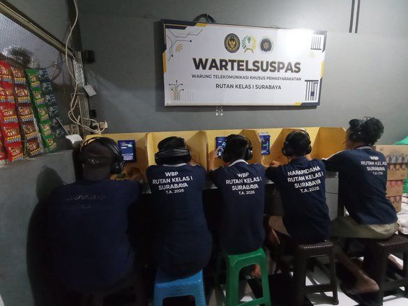 Rutan Kelas I Surabaya Sediakan Video Call untuk Warga Binaan, Cegah Ponsel Ilegal