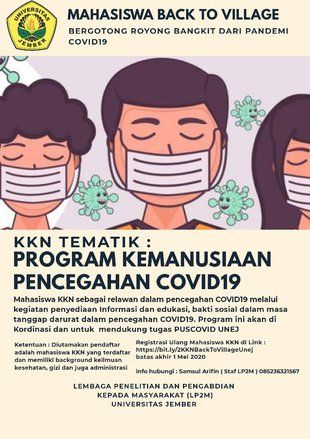 Gugus Tugas Minta Kampus Gencarkan KKN Tematik Atasi Covid-19