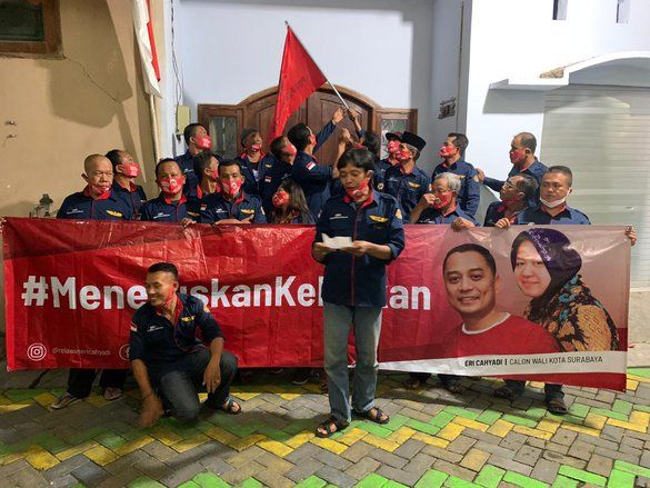 Relawan Eri-Armuji Bermunculan, PDIP Surabaya: Ini wujud gotong royong masyarakat
